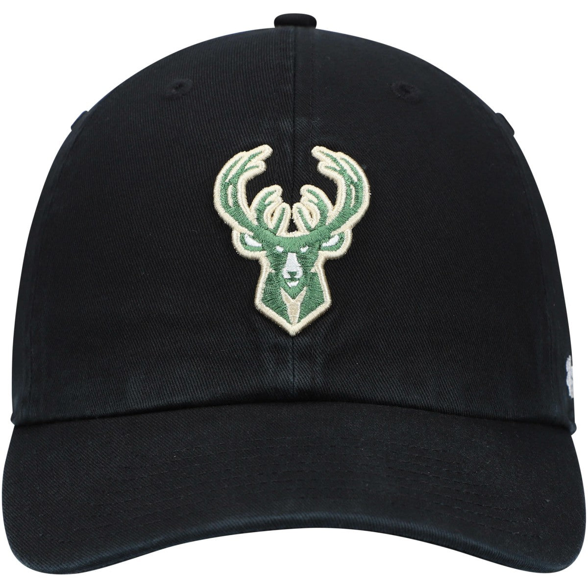 Milwaukee Bucks '47 Core Logo Clean Up Adjustable Hat Black | 47 brand outlet