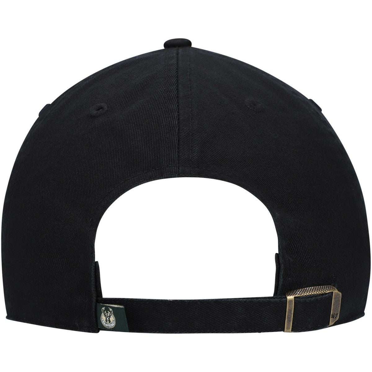 Milwaukee Bucks '47 Core Logo Clean Up Adjustable Hat Black | 47 brand outlet