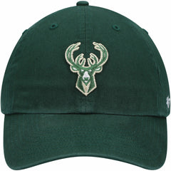 Milwaukee Bucks '47 Core Logo Clean Up Adjustable Hat Hunter Green | 47 brand online