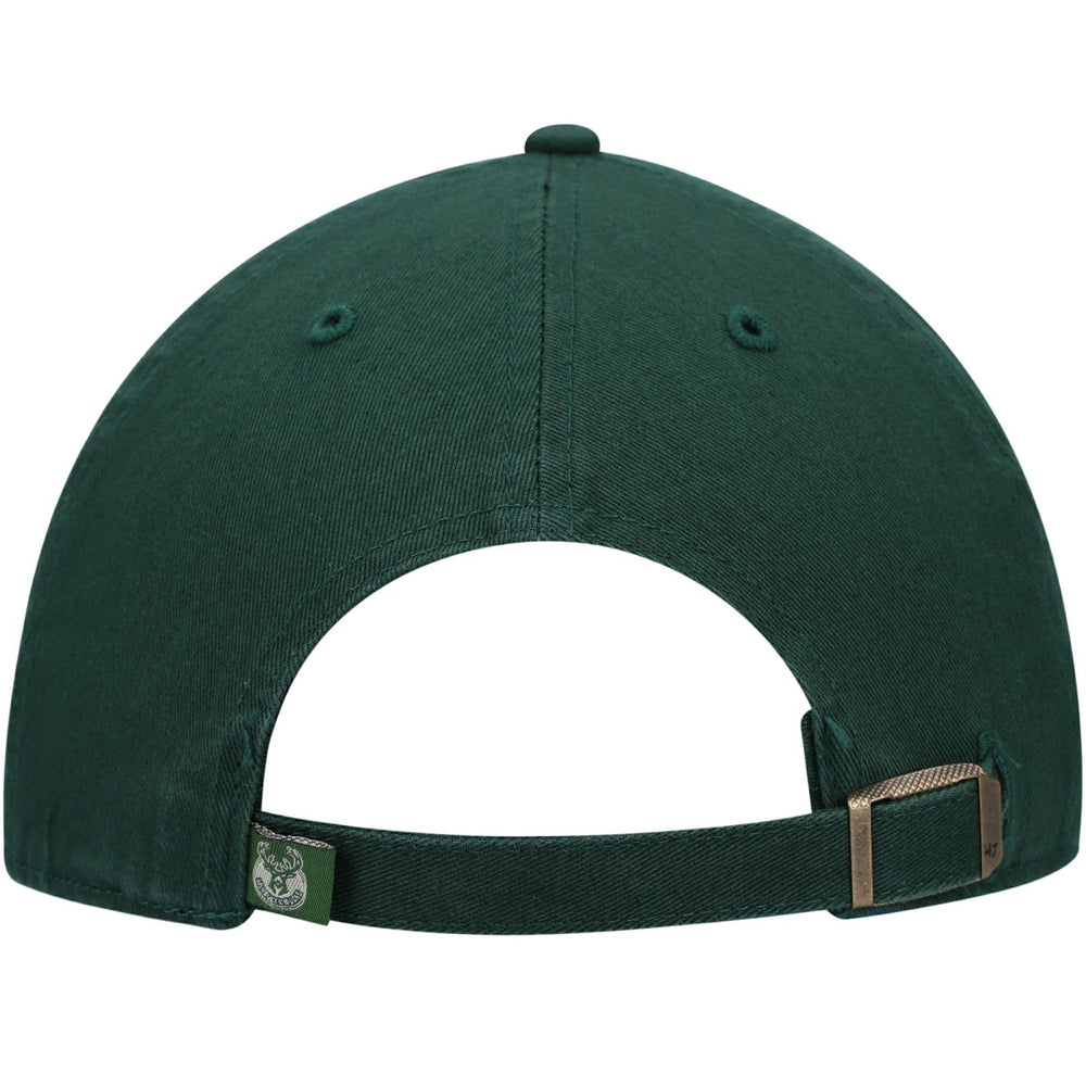 Milwaukee Bucks '47 Core Logo Clean Up Adjustable Hat Hunter Green | 47 brand online