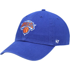 New York Knicks '47 Core Logo Clean Up Adjustable Hat Blue | 47 brand Near Me