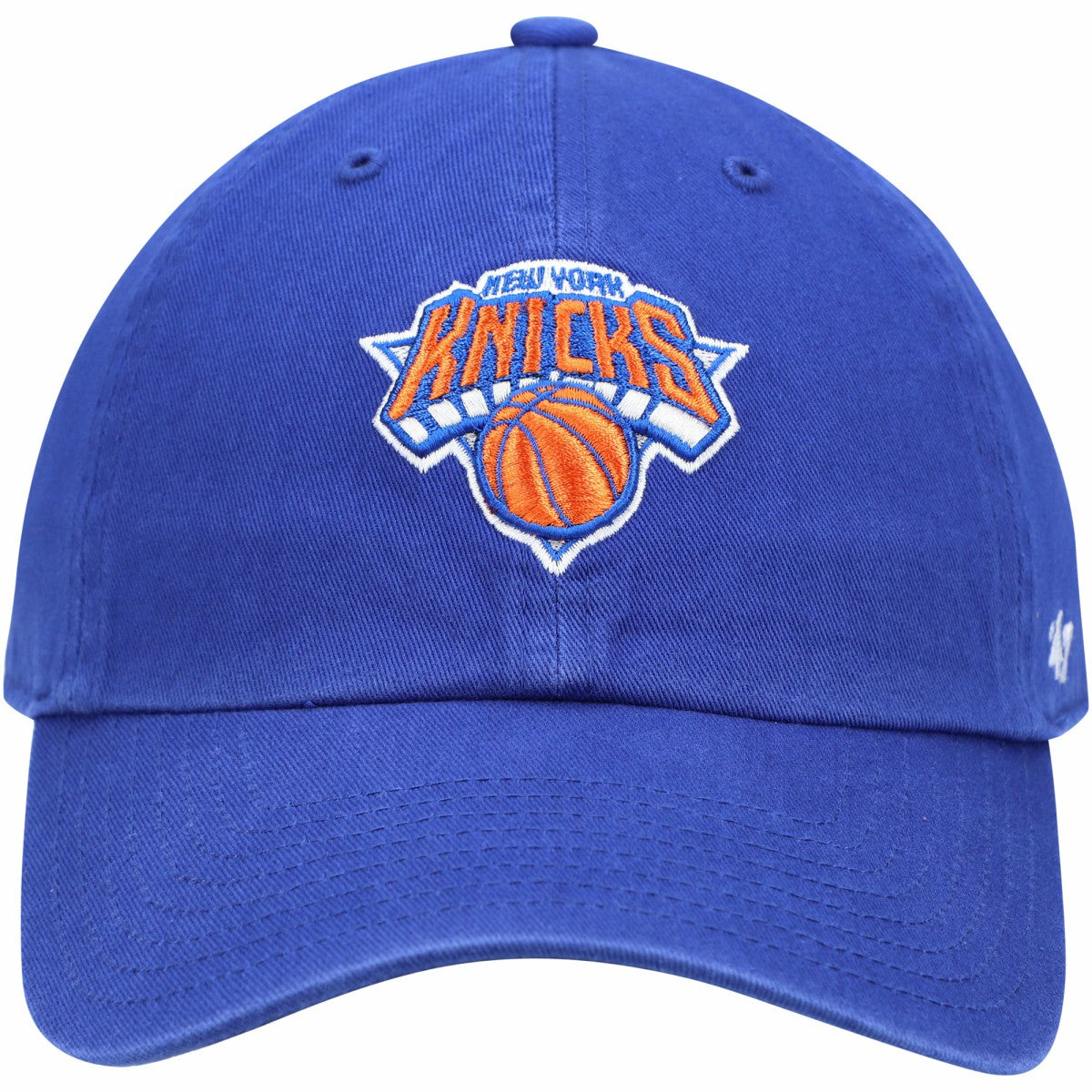 New York Knicks '47 Core Logo Clean Up Adjustable Hat Blue | 47 brand Near Me