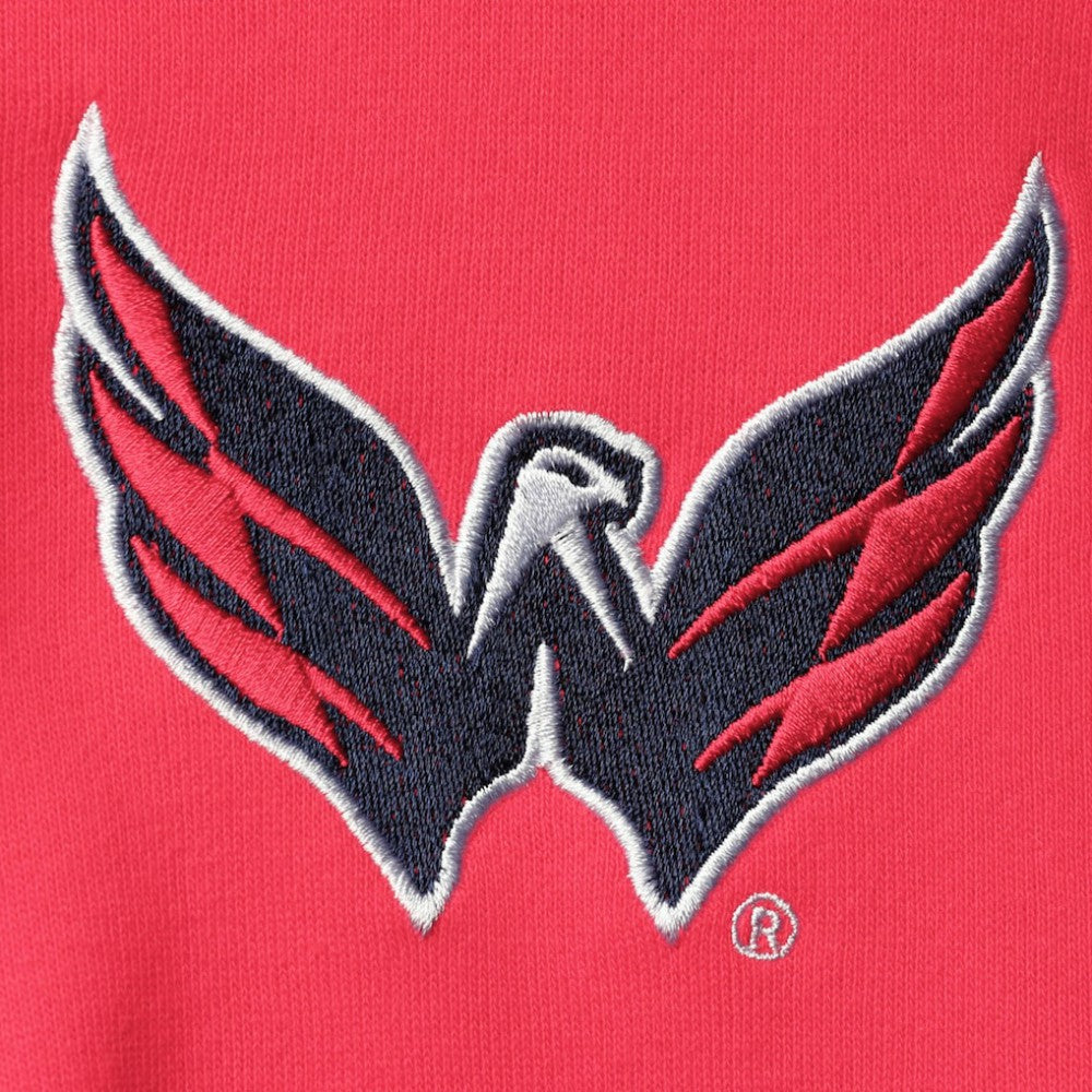 Washington Capitals Starter Playoffs Color Block Full-Zip Hoodie - Red/Navy - NHL 4270920