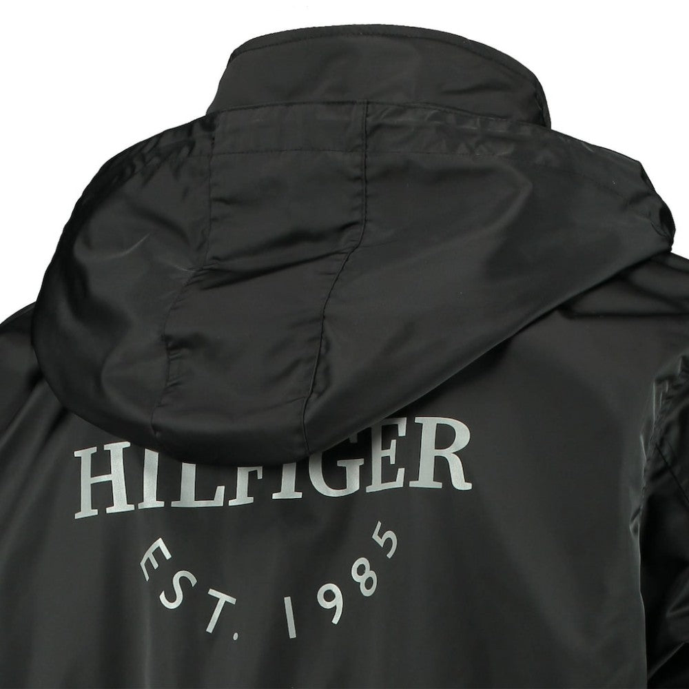Philadelphia Flyers Tommy Hilfiger Anorak Quarter-Zip Hoodie Jacket - Black/Gray - NHL 4271043