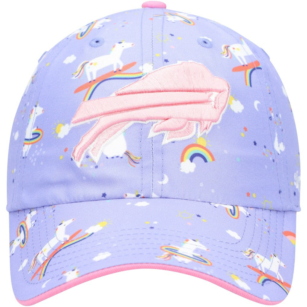 47 brand Buffalo Bills '47 Girls Preschool Unicorn Clean Up Adjustable Hat Purple
