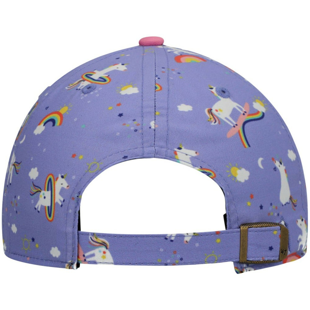47 brand Miami Dolphins '47 Girls Preschool Unicorn Clean Up Adjustable Hat Purple