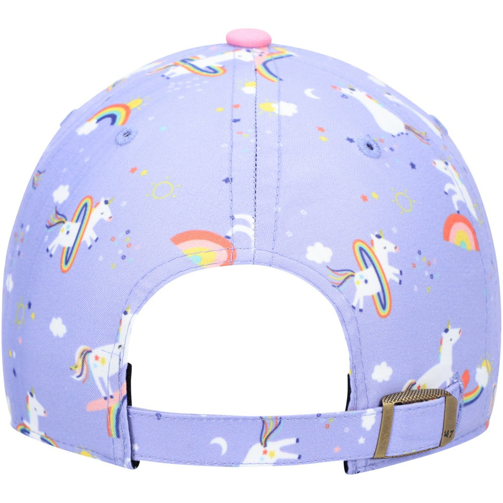 47 brand Green Bay Packers '47 Girls Preschool Unicorn Clean Up Adjustable Hat Purple