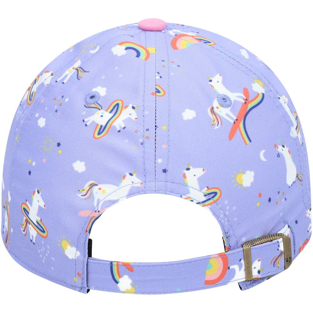 47 brand Las Vegas Raiders '47 Girls Preschool Unicorn Clean Up Adjustable Hat Purple