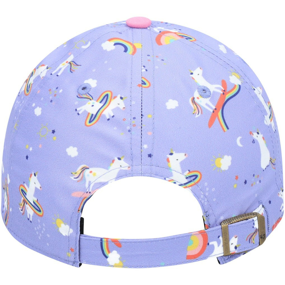 47 brand Las Vegas Raiders '47 Girls Preschool Unicorn Clean Up Adjustable Hat Purple
