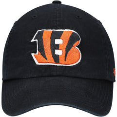 47 brand Cincinnati Bengals '47 Youth Logo Clean Up Adjustable Hat Black