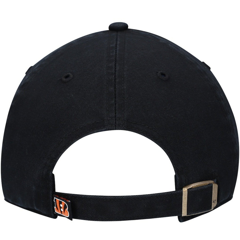 47 brand Cincinnati Bengals '47 Youth Logo Clean Up Adjustable Hat Black