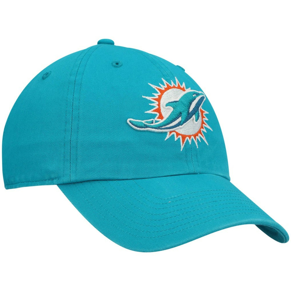 47 brand Miami Dolphins '47 Youth Logo Clean Up Adjustable Hat Aqua
