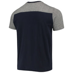 New England Patriots Majestic Threads Field Goal Slub T-Shirt Navy/Gray