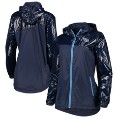 Tennessee Titans G-III 4Her by Carl Banks Women's Double-Coverage Full-Zip Hoodie Jacket Navy