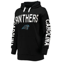 Carolina Panthers G-III 4Her by Carl Banks Women's Extra Point Pullover Hoodie Black