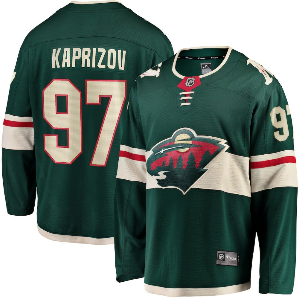 Kirill Kaprizov Minnesota Wild Fanatics Home Breakaway Replica Jersey - Green - NHL 4274577