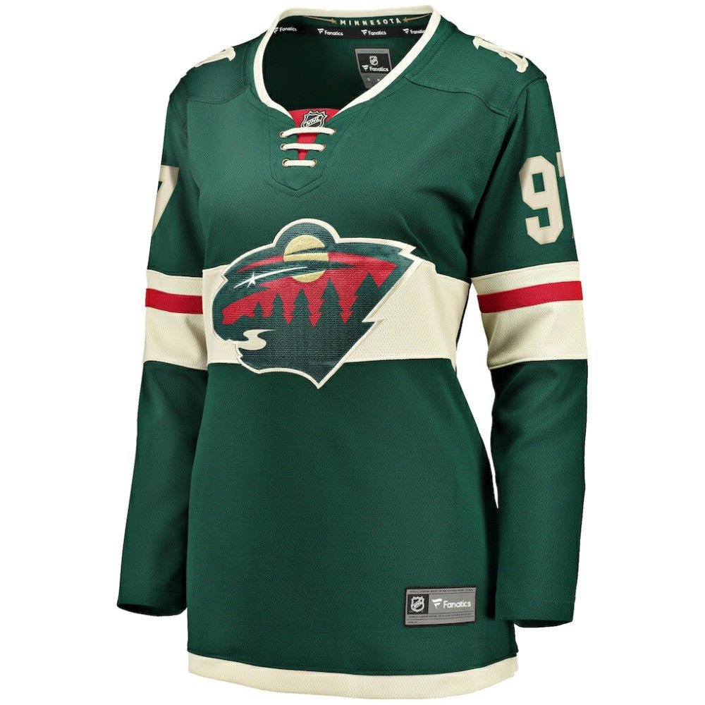 Kirill Kaprizov Minnesota Wild Fanatics Women's Home Breakaway Replica Jersey - Green - NHL 4274578