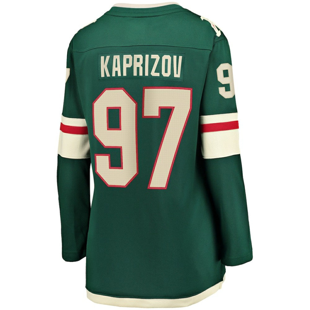 Kirill Kaprizov Minnesota Wild Fanatics Women's Home Breakaway Replica Jersey - Green - NHL 4274578