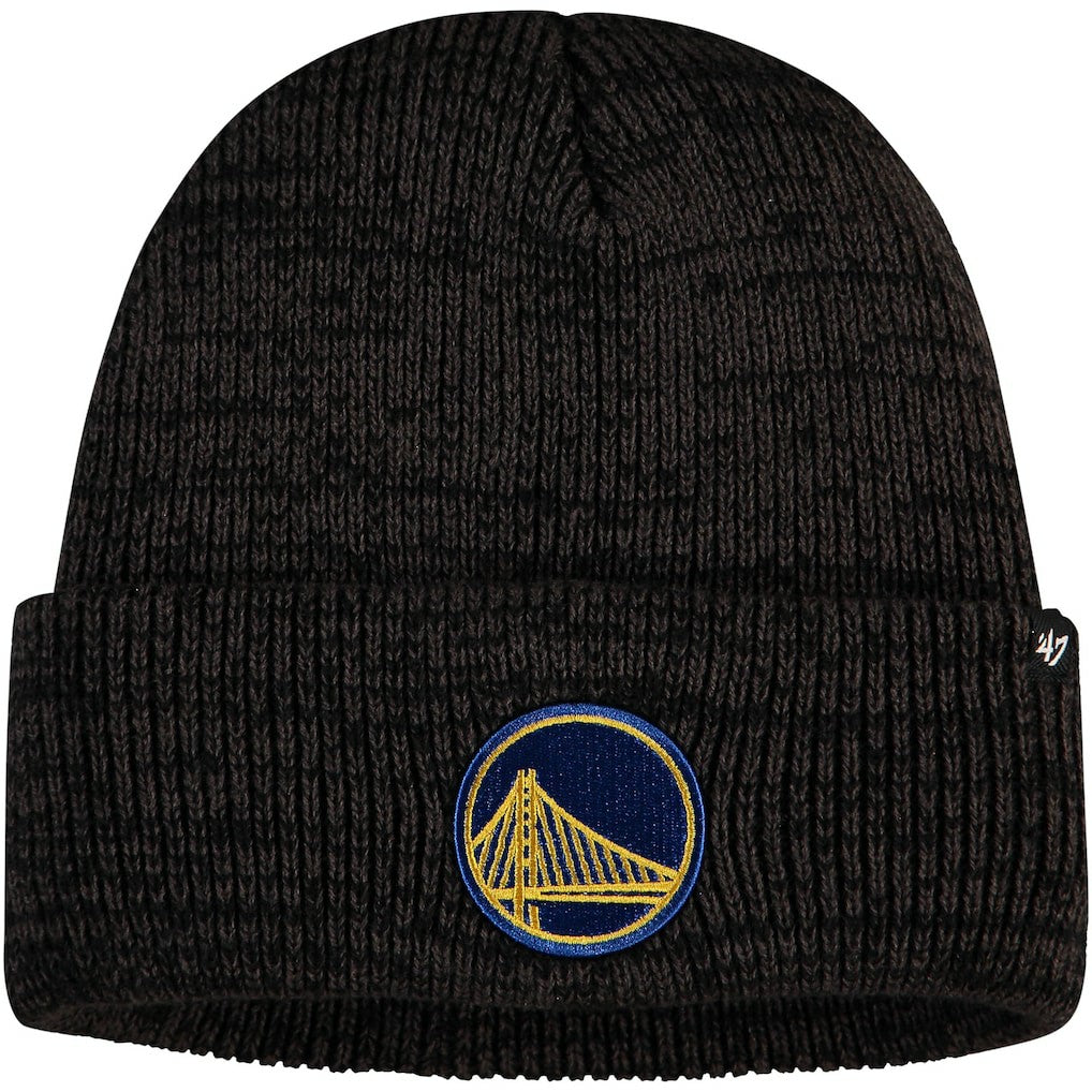 Golden State Warriors '47 Brain Freeze Cuffed Knit Hat for sale Black | 47 brand outlet