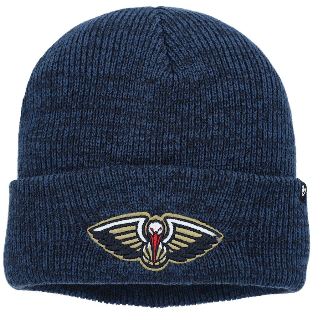 New Orleans Pelicans '47 Brain Freeze Cuffed Knit Hat Navy | 47 brand outlet