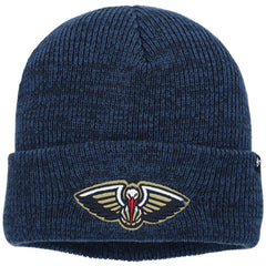 New Orleans Pelicans '47 Brain Freeze Cuffed Knit Hat Navy | 47 brand outlet