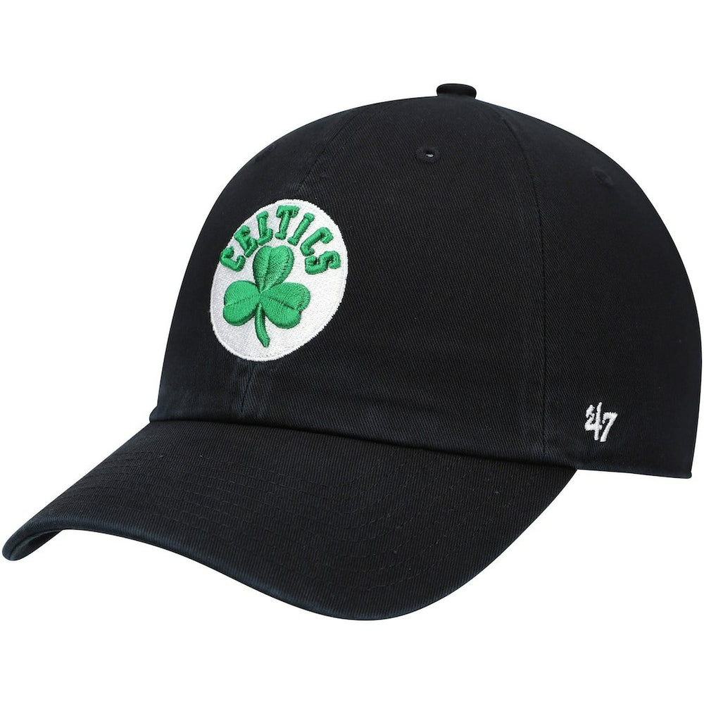 Boston Celtics '47 Core Logo Clean Up Adjustable Hat Black | 47 brand