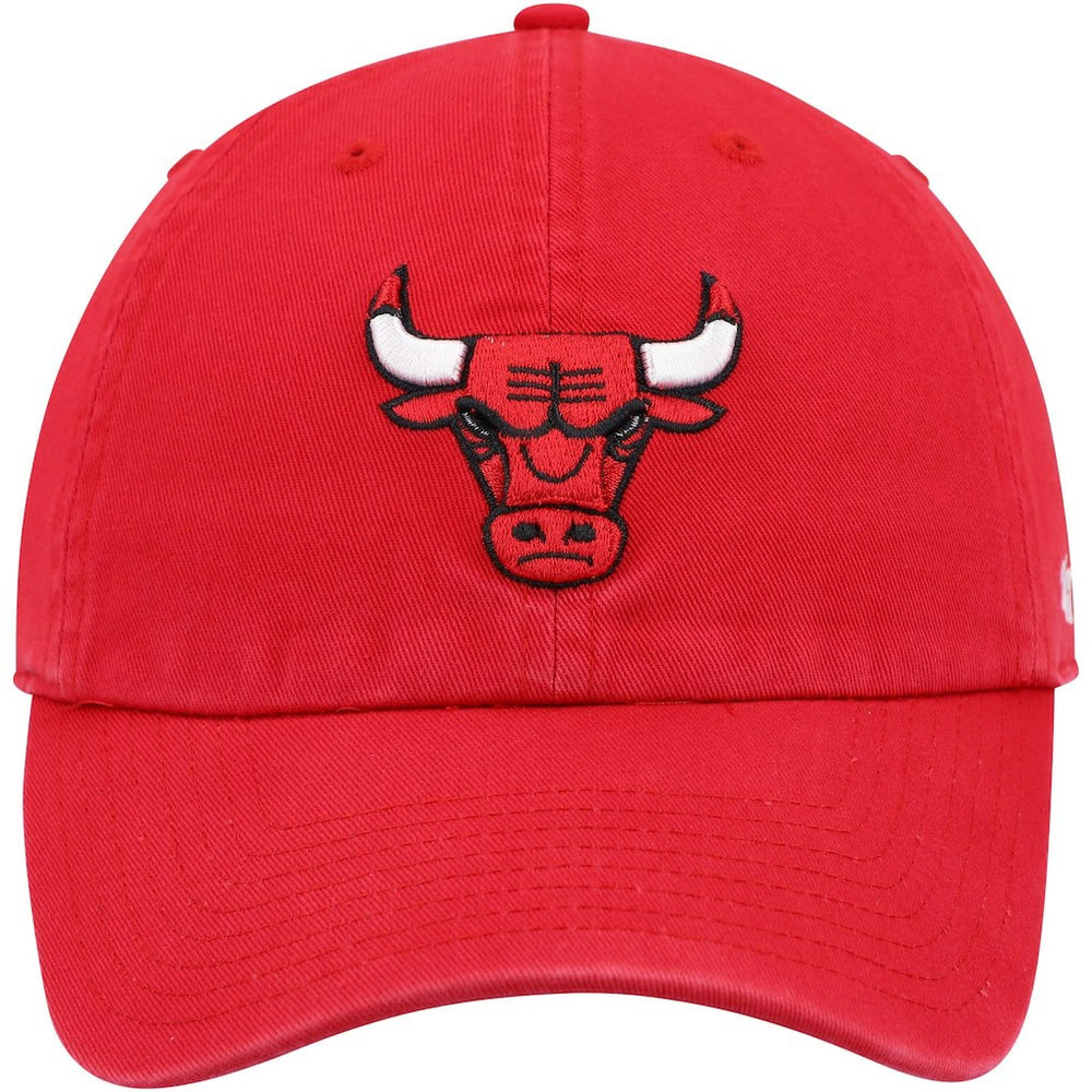 Chicago Bulls '47 Core Logo Clean Up Adjustable Hat Red | 47 brand for sale
