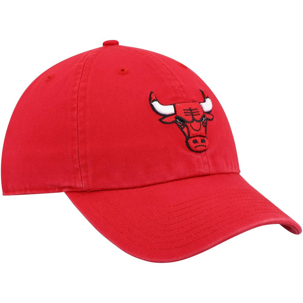 Chicago Bulls '47 Core Logo Clean Up Adjustable Hat Red | 47 brand for sale
