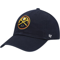Denver Nuggets '47 Core Logo Clean Up Adjustable Hat for sale Navy | 47 brand outlet
