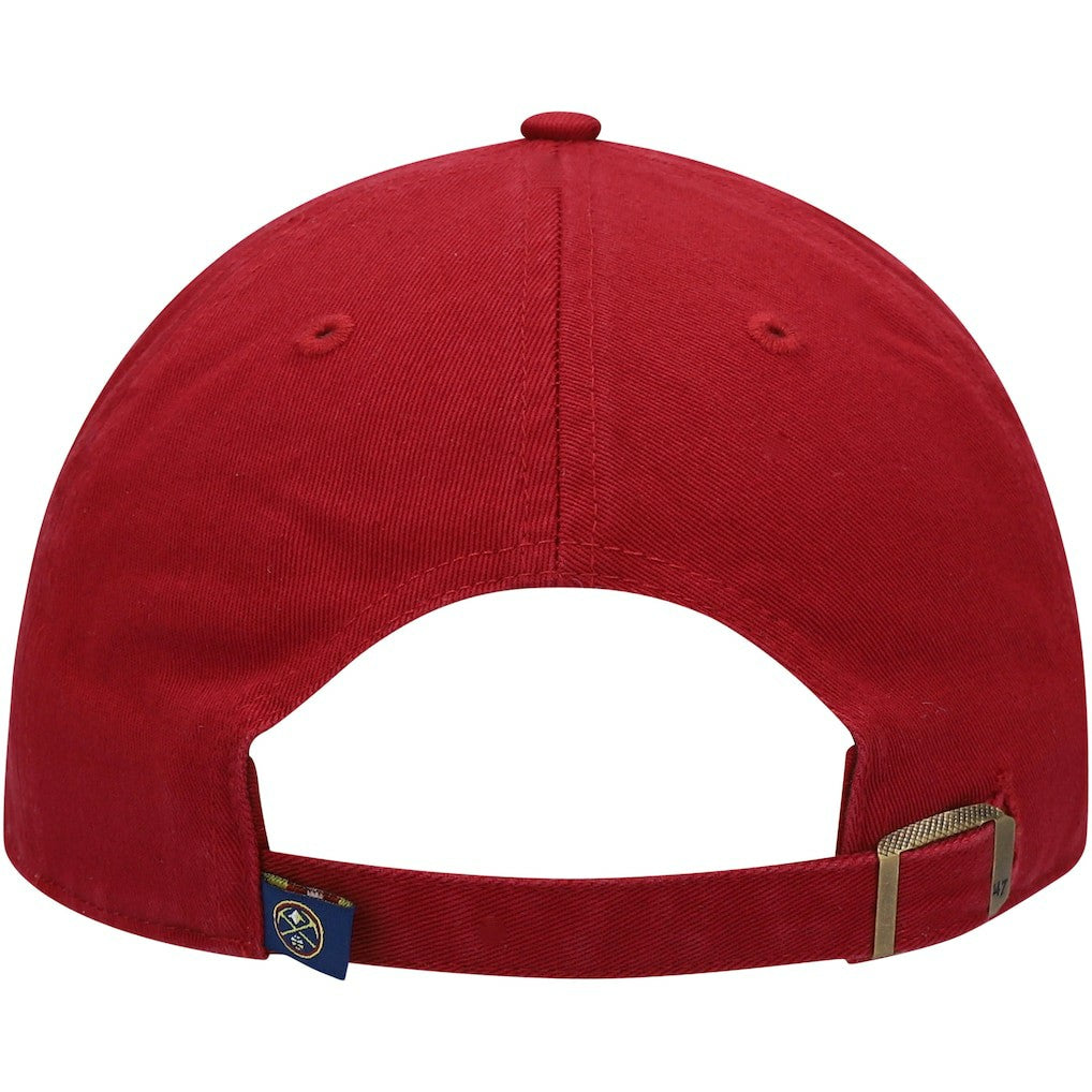 Denver Nuggets '47 Core Logo Clean Up Adjustable Hat for sale Red | 47 brand US