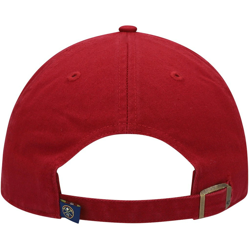 Denver Nuggets '47 Core Logo Clean Up Adjustable Hat for sale Red | 47 brand US