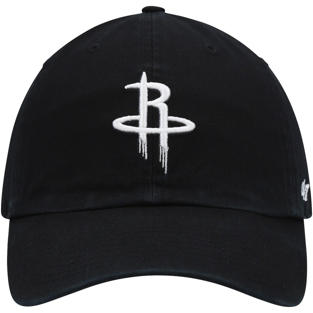 Houston Rockets '47 Core Logo Clean Up Adjustable Hat for sale Black | 47 brand Lifestyle