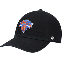 New York Knicks '47 Core Logo Clean Up Adjustable Hat Black | 47 brand US