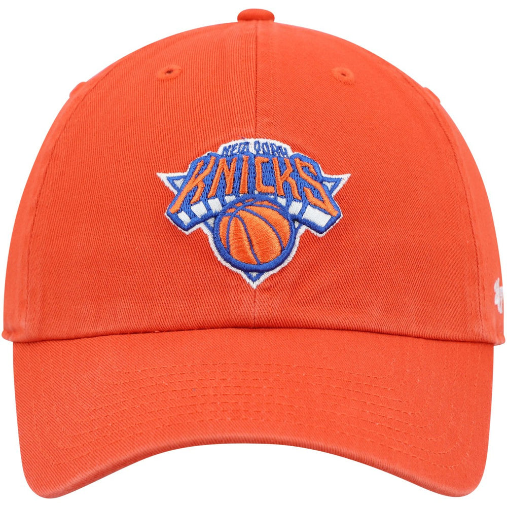 New York Knicks '47 Core Logo Clean Up Adjustable Hat Orange | 47 brand outlet
