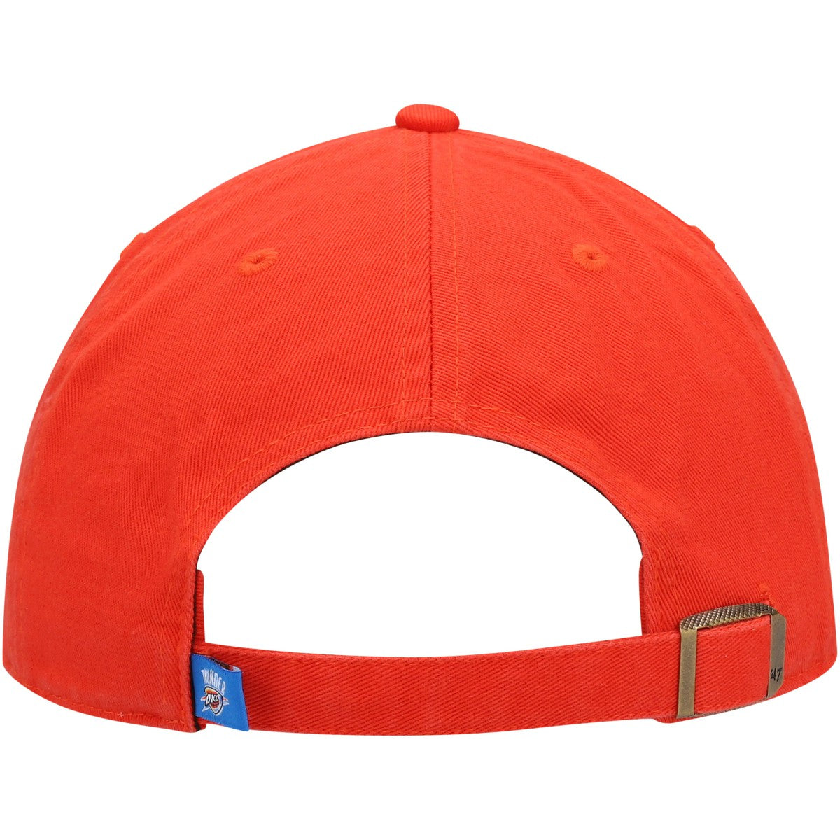 Oklahoma City Thunder '47 Core Logo Clean Up Adjustable Hat Orange | 47 brand Near Me