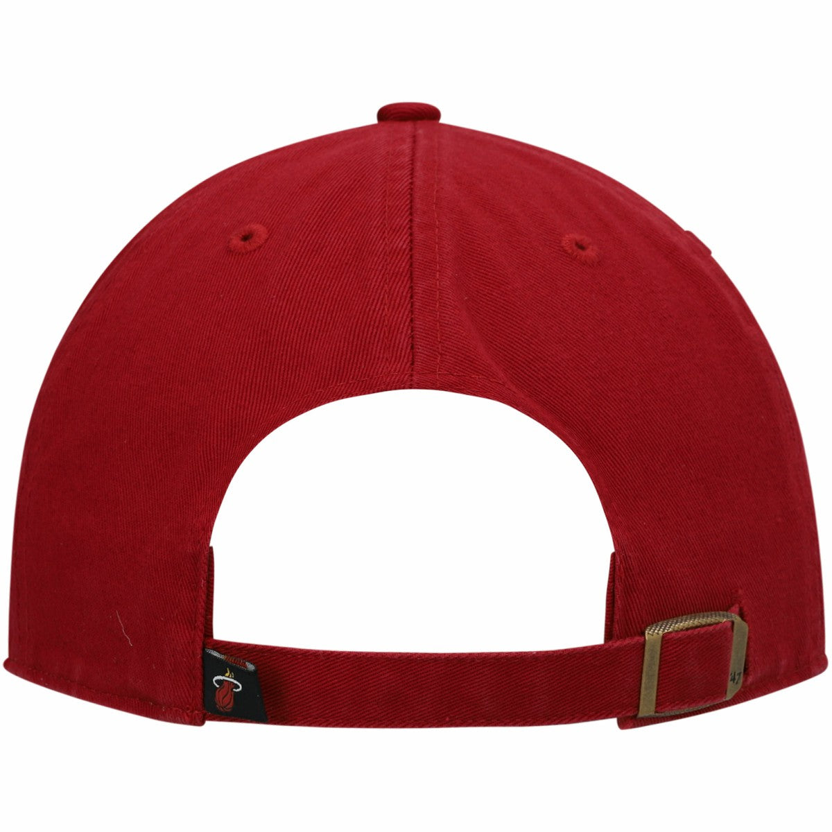 Miami Heat '47 Core Logo Clean Up Adjustable Hat Red | 47 brand outlet