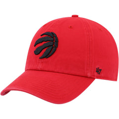 Toronto Raptors '47 Core Logo Clean Up Adjustable Hat Red | 47 brand Near Me