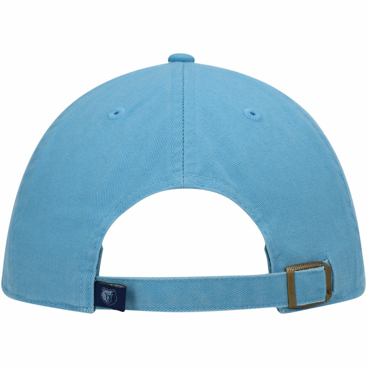 Memphis Grizzlies '47 Core Logo Clean Up Adjustable Hat Light Blue | 47 brand for sale