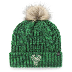 Milwaukee Bucks '47 Women's Meeko Cuffed Knit Hat with Pom Hunter Green | 47 brand Near Me