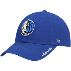 Dallas Mavericks '47 Women's Miata Clean Up Logo Adjustable Hat for sale Blue | 47 brand outlet