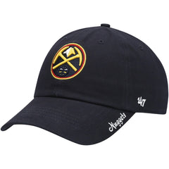 Denver Nuggets '47 Women's Miata Clean Up Logo Adjustable Hat for sale Navy | 47 brand for sale