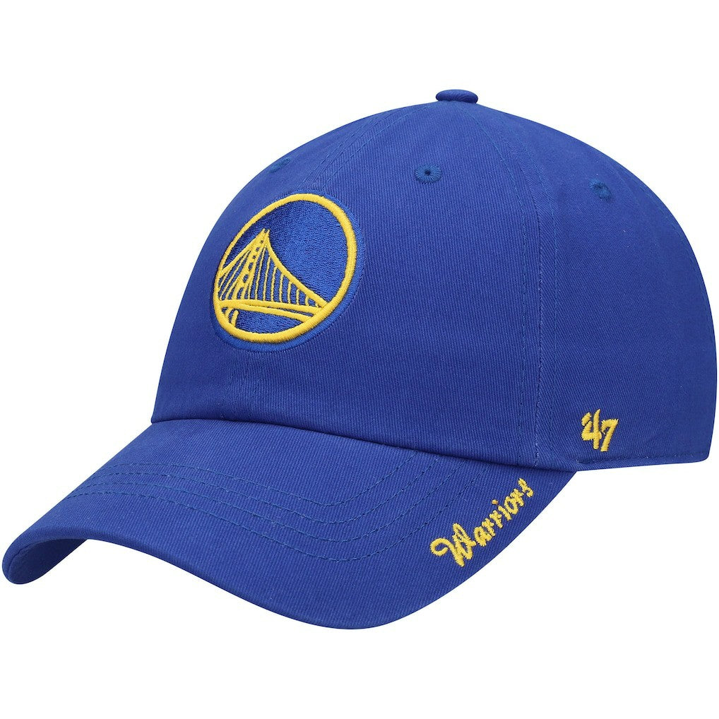 Golden State Warriors '47 Women's Miata Clean Up Logo Adjustable Hat for sale Royal | 47 brand Lifestyle