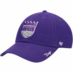 Sacramento Kings '47 Women's Miata Clean Up Logo Adjustable Hat Purple | 47 brand Near Me