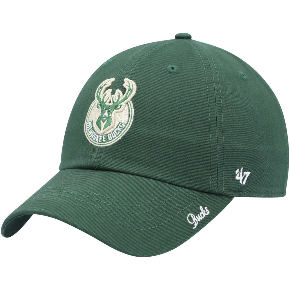Milwaukee Bucks '47 Women's Miata Clean Up Logo Adjustable Hat Hunter Green | 47 brand online