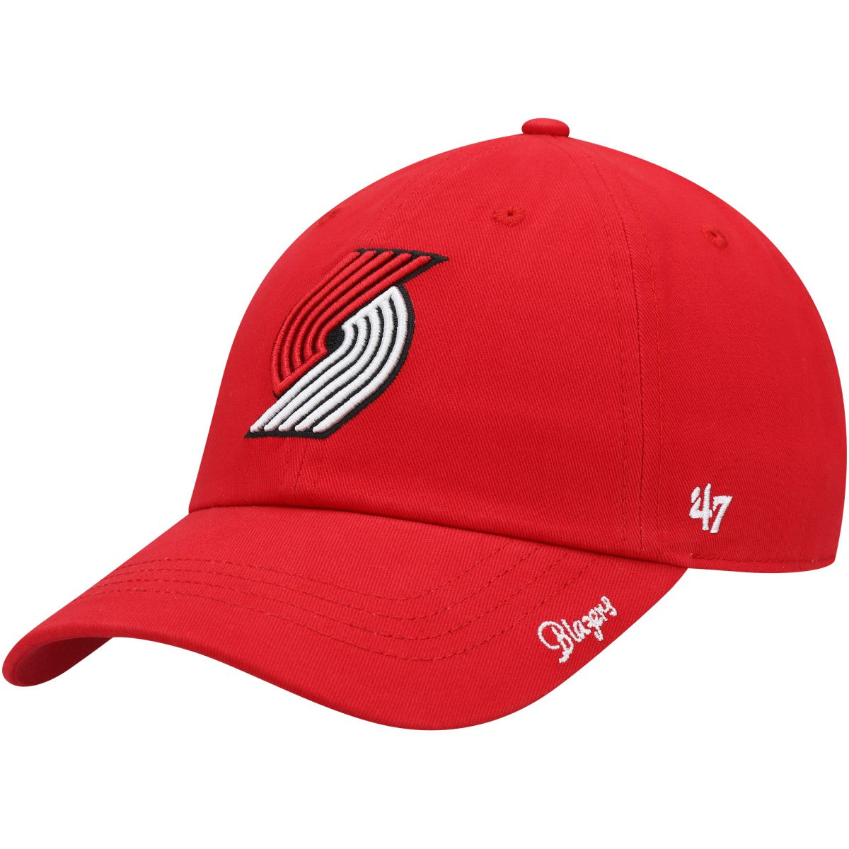 Portland Trail Blazers '47 Women's Miata Clean Up Logo Adjustable Hat Red | 47 brand online