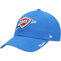 Oklahoma City Thunder '47 Women's Miata Clean Up Logo Adjustable Hat Blue | 47 brand US