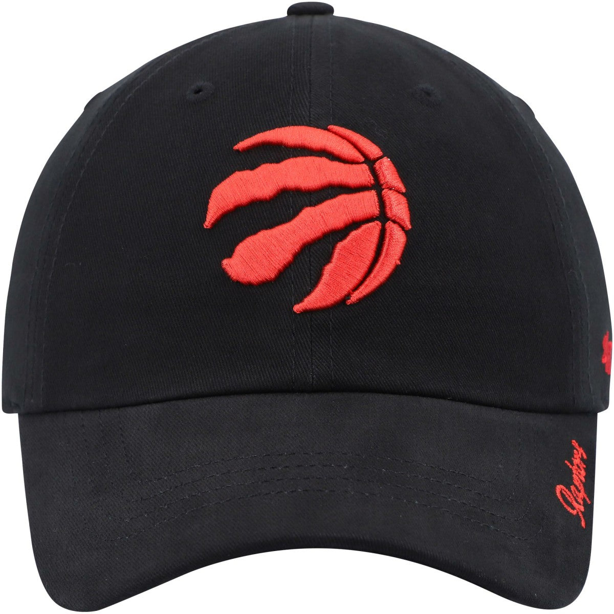 Toronto Raptors '47 Women's Miata Clean Up Logo Adjustable Hat Black | 47 brand Lifestyle