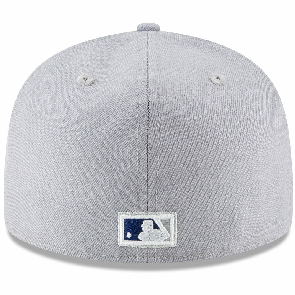 Los Angeles Dodgers New Era Cooperstown Collection Logo 59FIFTY Fitted Hat - Gray - New Era on Sale