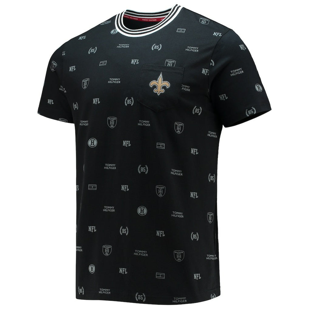 New Orleans Saints Tommy Hilfiger Essential Pocket T-Shirt Black
