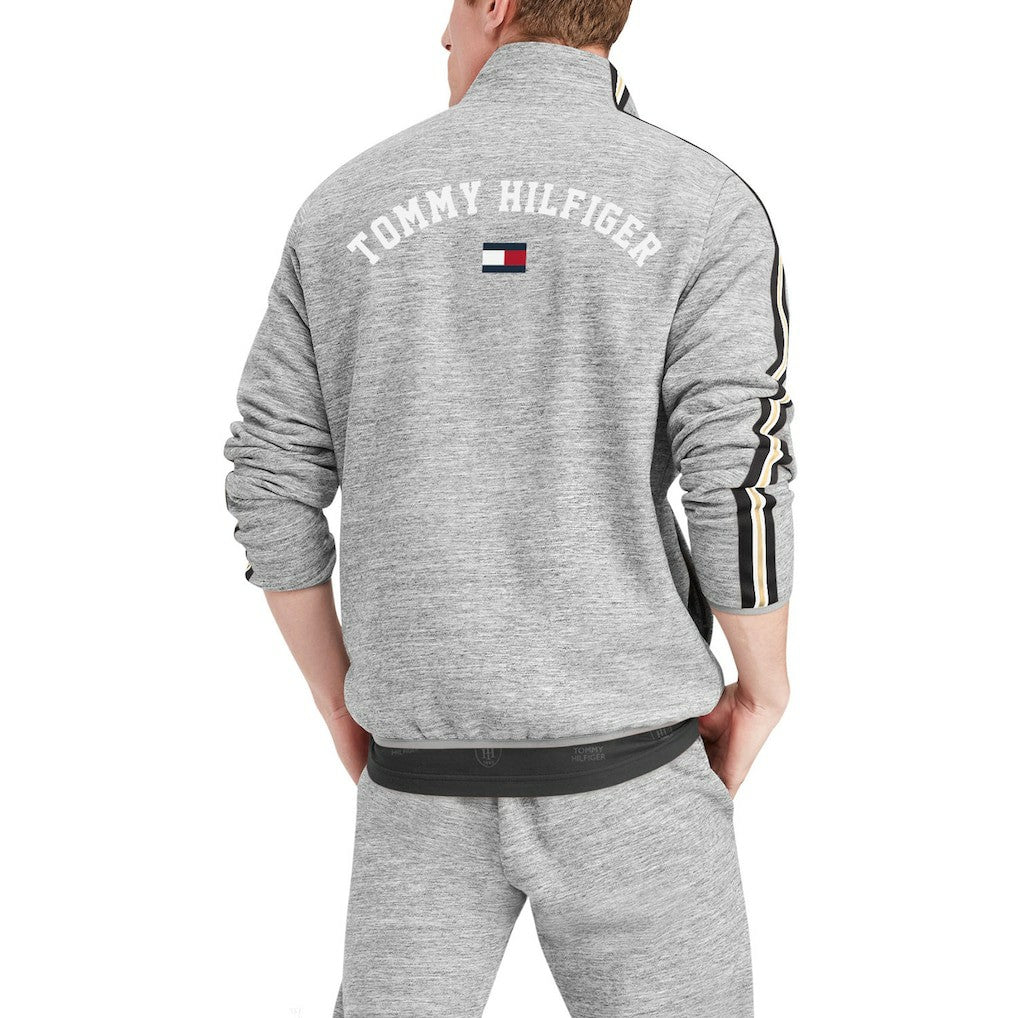New Orleans Saints Tommy Hilfiger Mario Quarter-Zip Jacket Heathered Gray